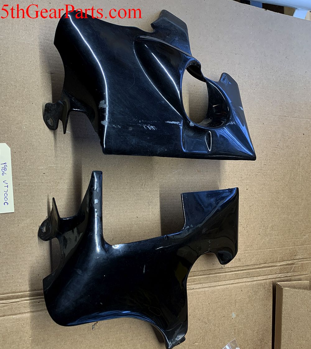 1986 Honda VT700 Shadow 86 87 88 Frame Cover Right and Left