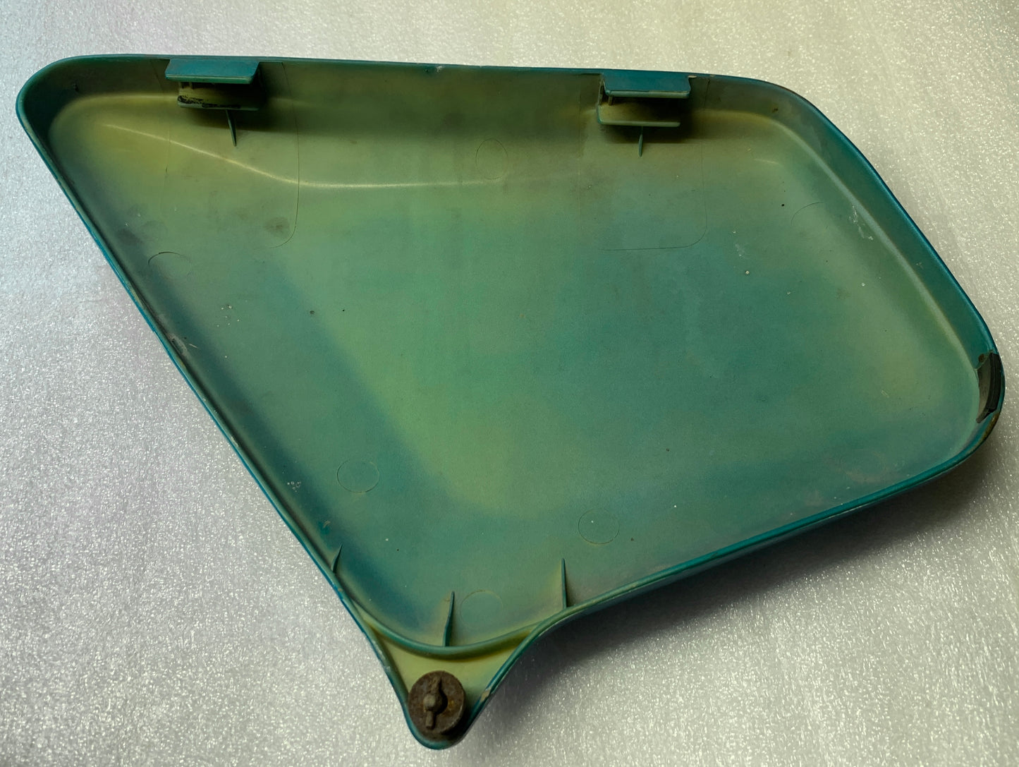 1975 Honda GL1000 Goldwing Right side cover plate R Candy Blue Green