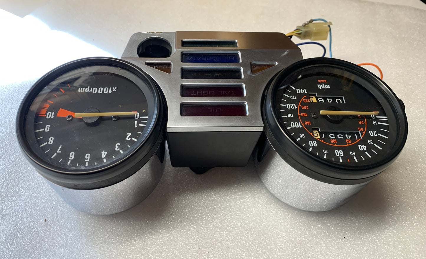 1983 Honda CB550 Nighthawk GAUGE CLUSTER GAUGES SPEEDOMETER TACHOMETER 83