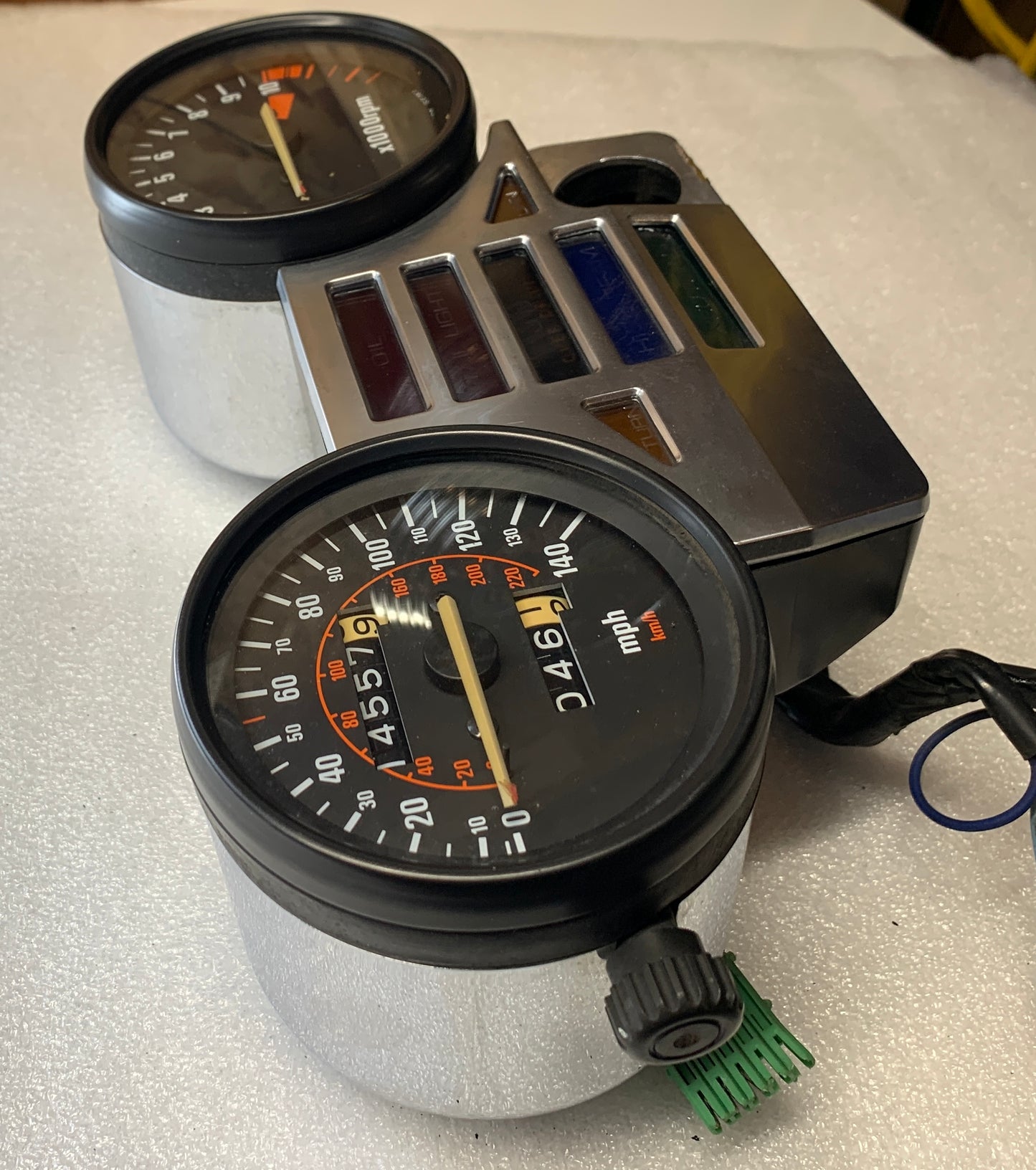 1983 Honda CB550 Nighthawk GAUGE CLUSTER GAUGES SPEEDOMETER TACHOMETER 83