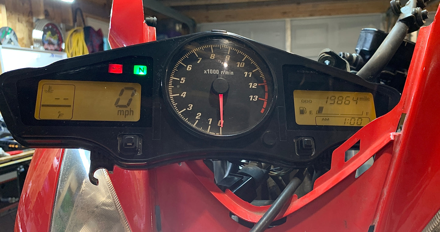 2004 Honda VFR800 Inerceptor Speedometer Tachometer Gauge Cluster Meter 02 03 04 05 VFR 800