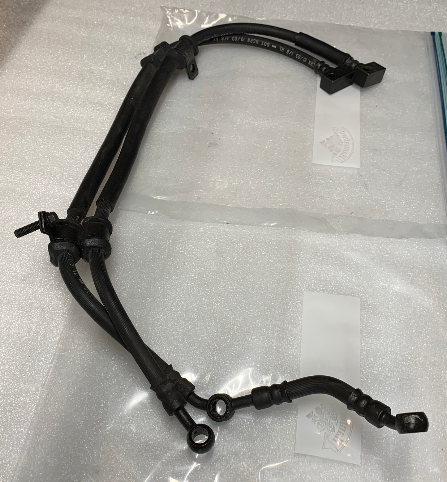 2004 Honda VFR800 Interceptor Rear Brake Hose (PAIR) 03 VFR 800 02 03 04 05 06 07 08