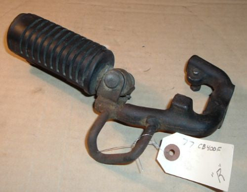 1977 Honda CB400 Super Sport FOOT PEG RIGHT SIDE