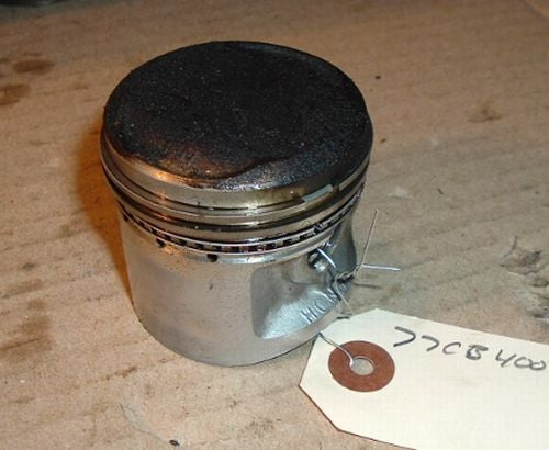 1977 Honda CB400 Super Sport PISTON PISTONS (4)