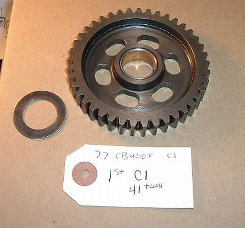 1977 Honda CB400 Super Sport COUNTER SHAFT COUNTER SHAFT GEAR 1ST COUNTERSHAFT C1 41 tooth