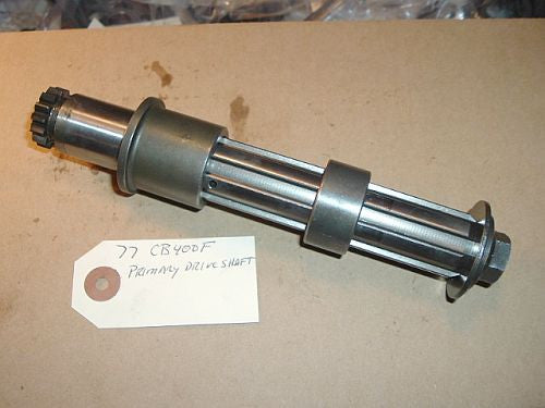 1977 Honda CB400 Super Sport TRANSMISSION PRIMARY DRIVE SHAFT