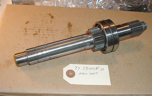 1977 Honda CB400 Super Sport TRANSMISSION MAIN SHAFT (24 tooth)