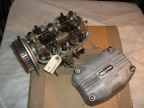 1978 Honda GL1000 Goldwing COMPLETE CYLINDER HEAD CAM SHAFT VALVE LEFT SIDE