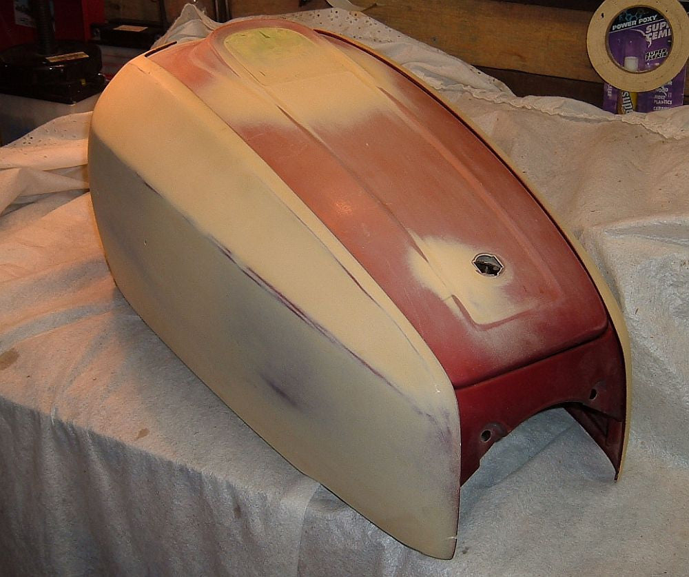1976 Honda GL1000 Goldwing TANK FACADE SHELTER RIGHT SIDE