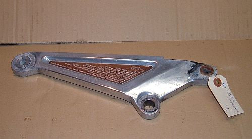 1982 Honda CB650 Nighthawk FOOT PEG MOUNT FOOT PEG HOLDER LEFT SIDE STEP 82