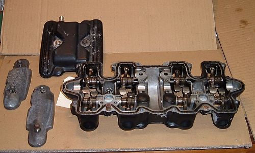 1982 Honda CB650 Nighthawk CYLINDER HEAD COVER COMPLETE W ROCKER ARMS