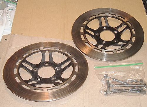 1982 Honda CB650 Nighthawk FRONT BRAKE ROTOR DISK PAIR