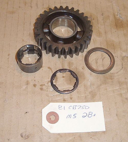 1981 Honda CB750 Super Sport TRANSMISSION M-5 5th MAINSHAFT GEAR