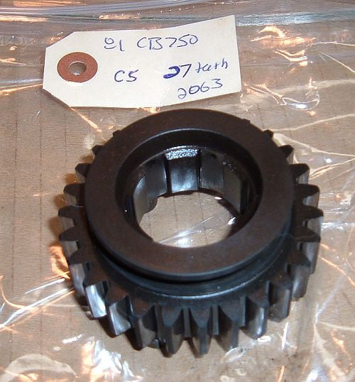 1981 Honda CB750 Super Sport TRANSMISSION c-5 5th COUNTER SHAFT GEAR 27 TEETH