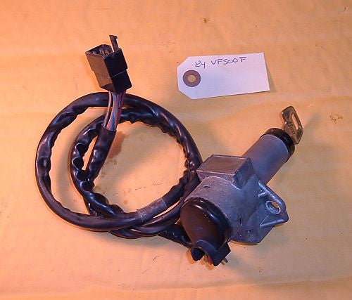 1984 Honda VF500 Interceptor Ignition Switch w Key Lock set