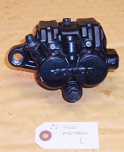 1985 Honda CB650 Nighthawk FRONT BRAKE CALIPER - LEFT SIDE