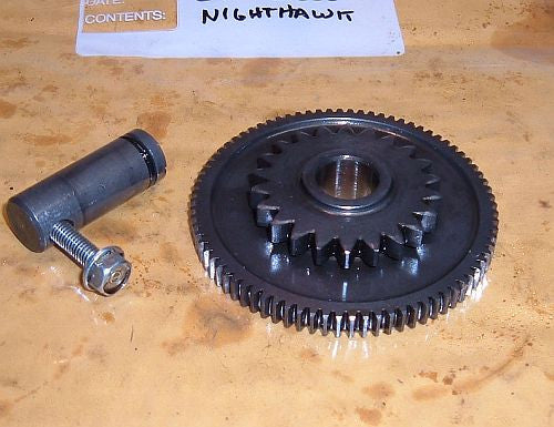 1985 Honda CB450 Nighthawk GEAR, STARTING IDLE (80T 22T)