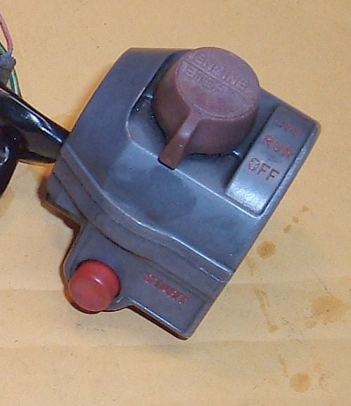 1985 Honda CB450 Nighthawk BAR CONTROL RIGHT SIDE START KILL SWITCH