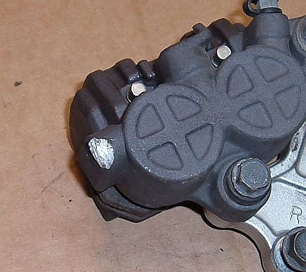 1985 Honda VF500 Interceptor FRONT BRAKE CALIPER RIGHT SIDE