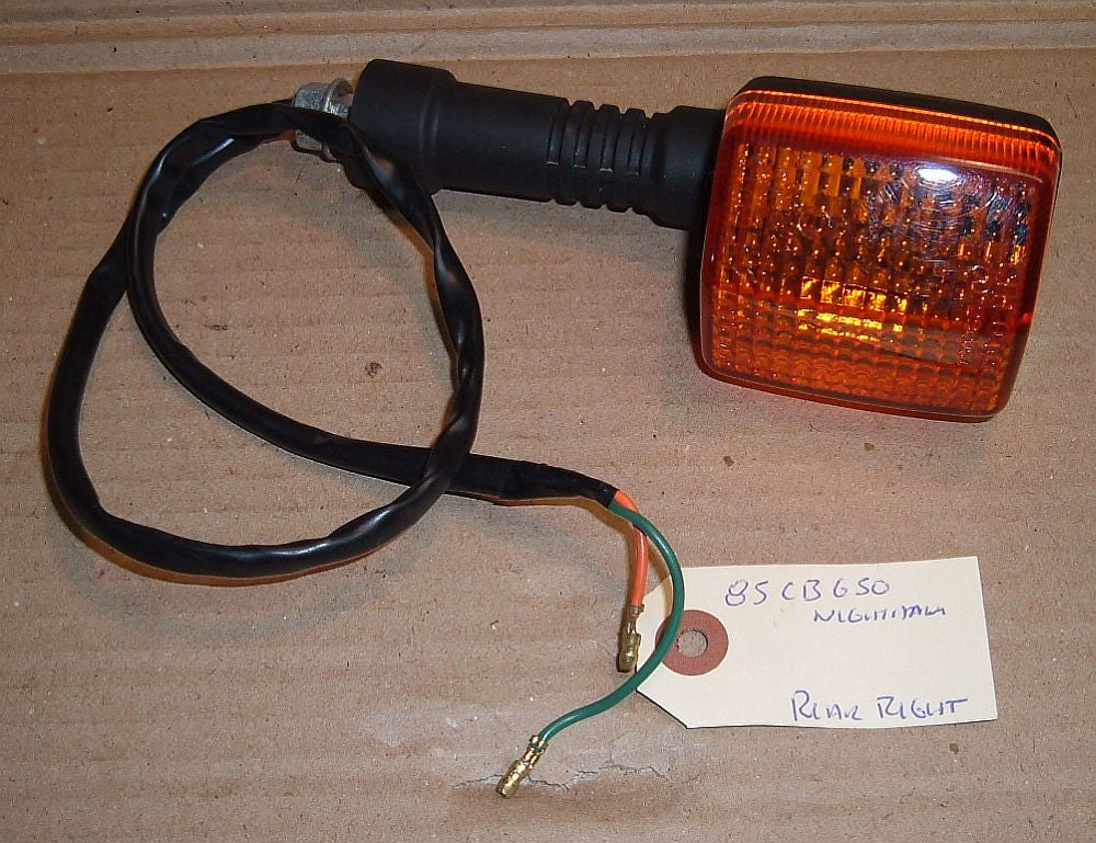1985 Honda CB650 Nighthawk Rear Turn signal Directional Right R