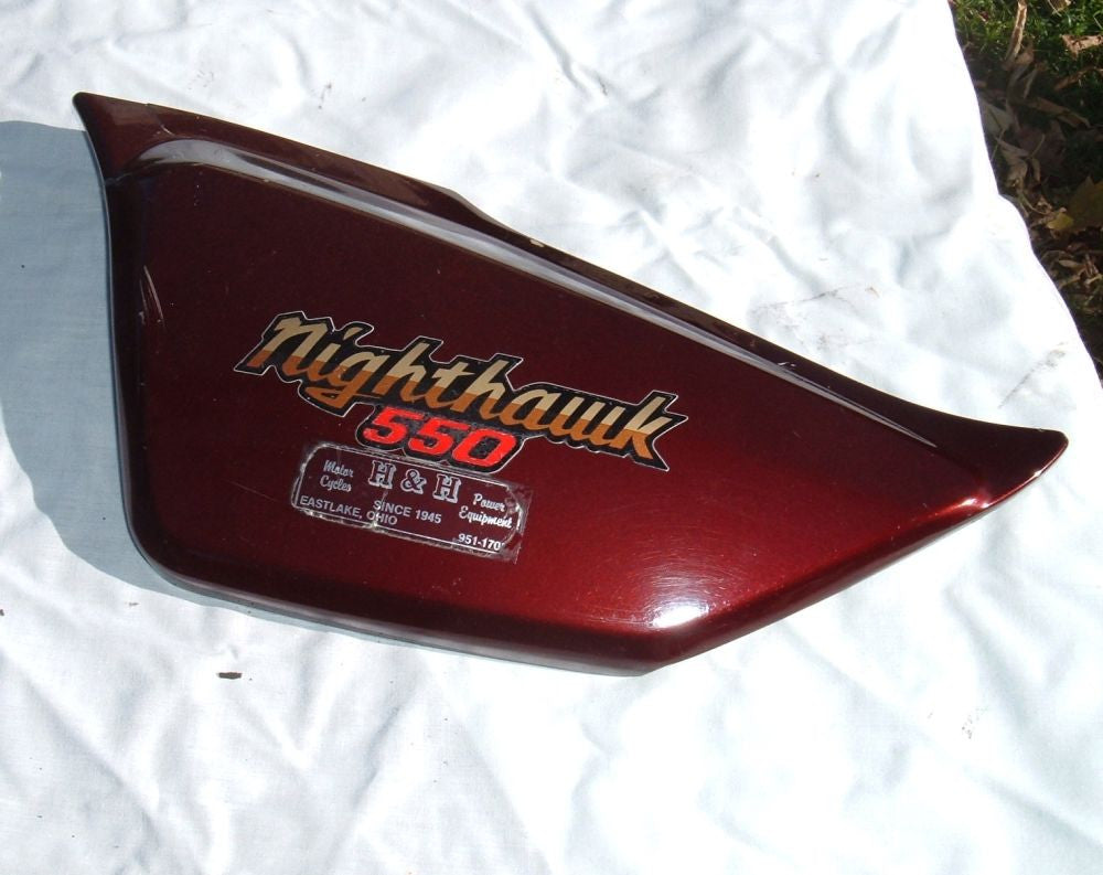 Honda CB550 Nighthawk LEFT SIDE COVER SIDE PLATE