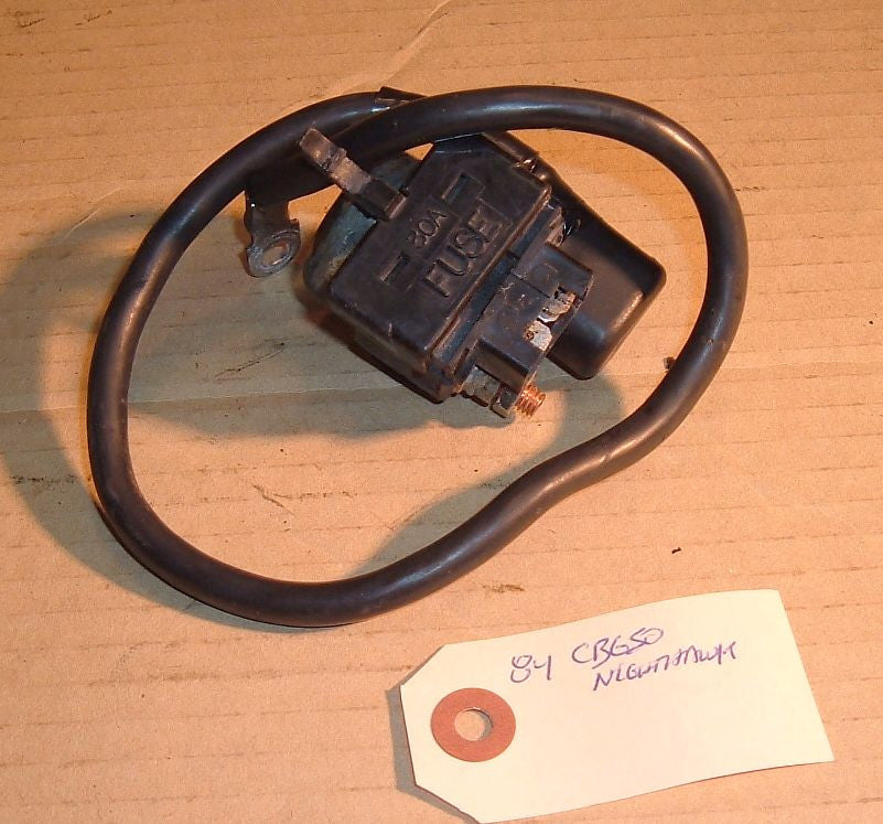 1984 Honda CB650 Nighthawk Starter Solenoid Relay Switch w Fuse