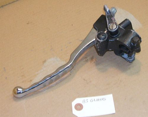 1983 Honda GL1100  CLUTCH LEVER W BRACKET HOLDER CHOKE LEVER 83