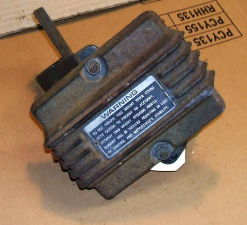 1983 Honda GL1100 GOLDWING  FAIRING COUNTER WEIGHT INERTIA