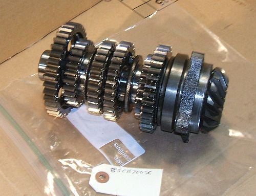 1985 Honda CB700 Nighthawk Gear Cross Shaft Counter Drive Gear Cluster