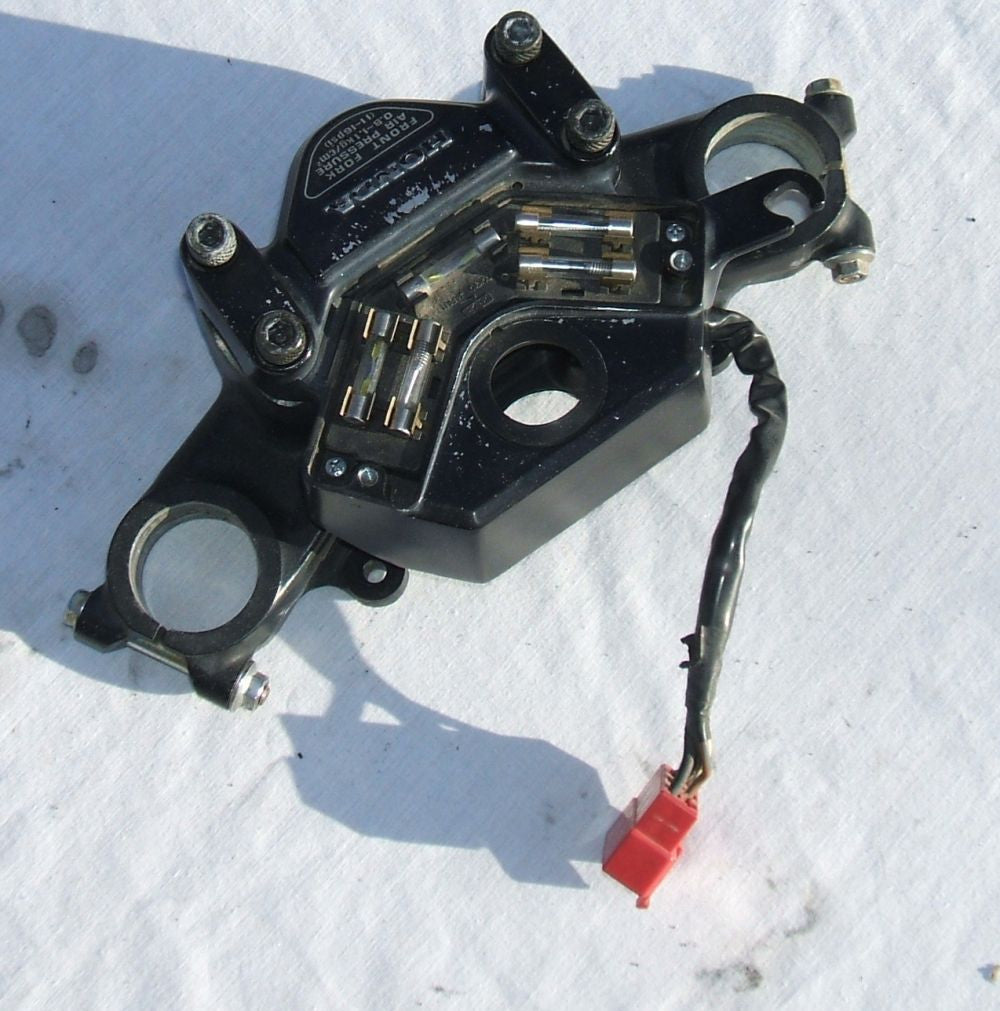 1980 Honda CB900 Custom Upper Fork Clamp Fuse Box