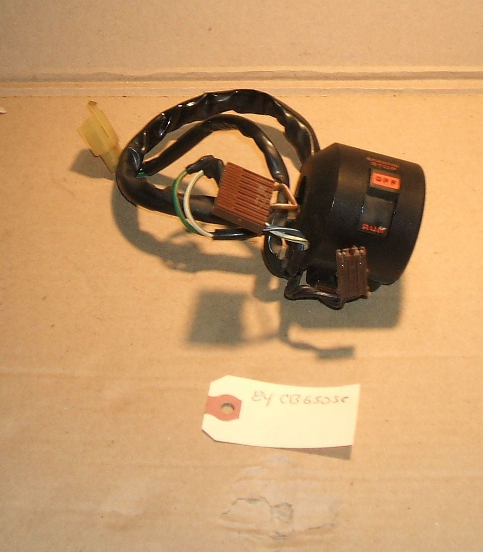 1985 Honda CB650 Nighthawk Bar Control Right Side Start Button Kill Switch