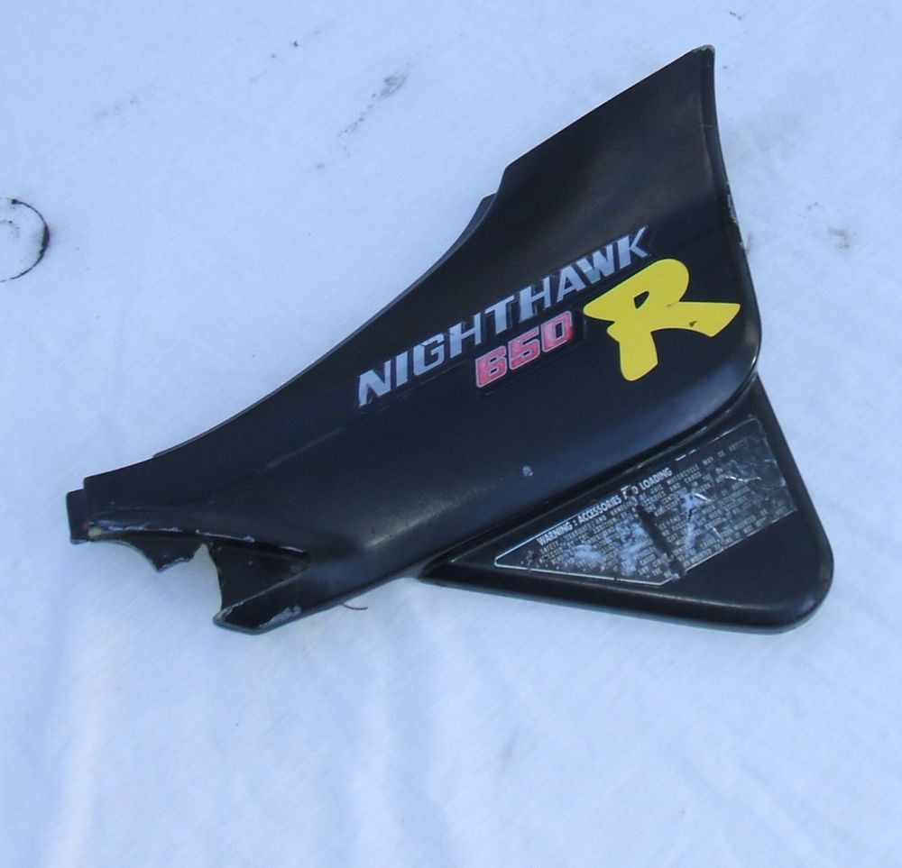 1985 Honda CB650 Nighthawk Side Plate Cover Right R