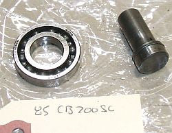 1985 Honda CB700 Nighthawk Clutch Push Plate Rod Bearing Pipe Joint