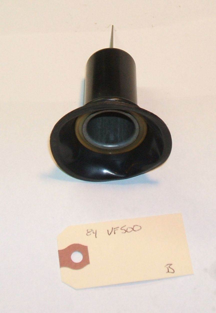 1984 Honda VF500 Interceptor CARBURETOR SLIDE VACUUM PISTON DIAPHRAGM