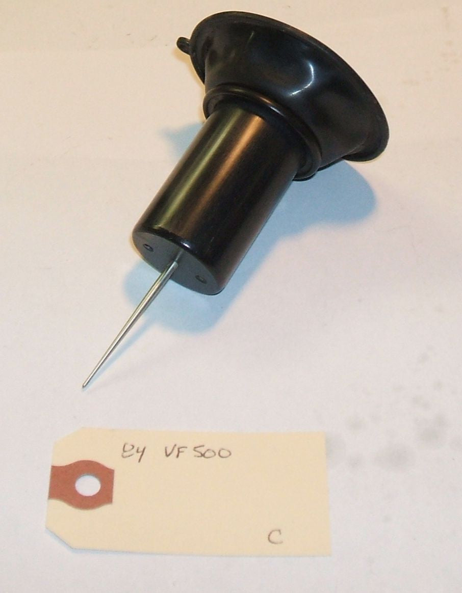1984 Honda VF500 Interceptor CARBURETOR SLIDE VACUUM PISTON DIAPHRAGM