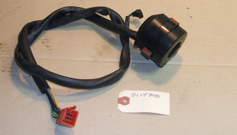 1984 Honda VF1000 Interceptor Right Side Handle Bar Control Switch Starter Button Kill Switch