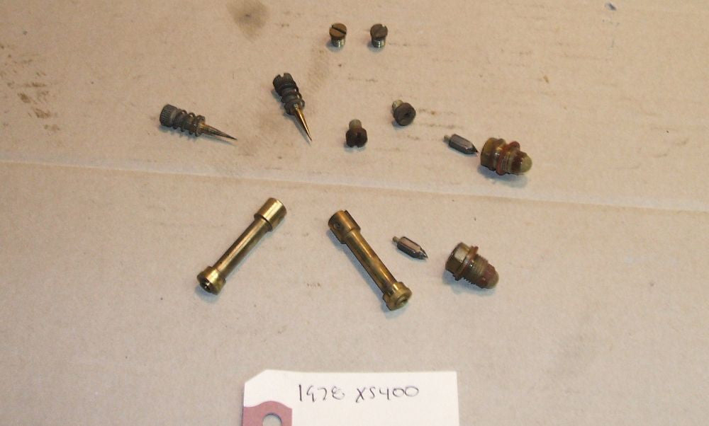 YAMAHA 1978 XS400 SPECIAL CARBURETOR PARTS MAIN JET NEEDLE SEAT PILOT 78