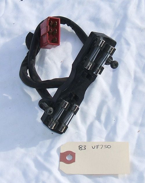 1983 Honda VF750 Interceptor FUSE BOX PLATE ASSEMBLY 83 84