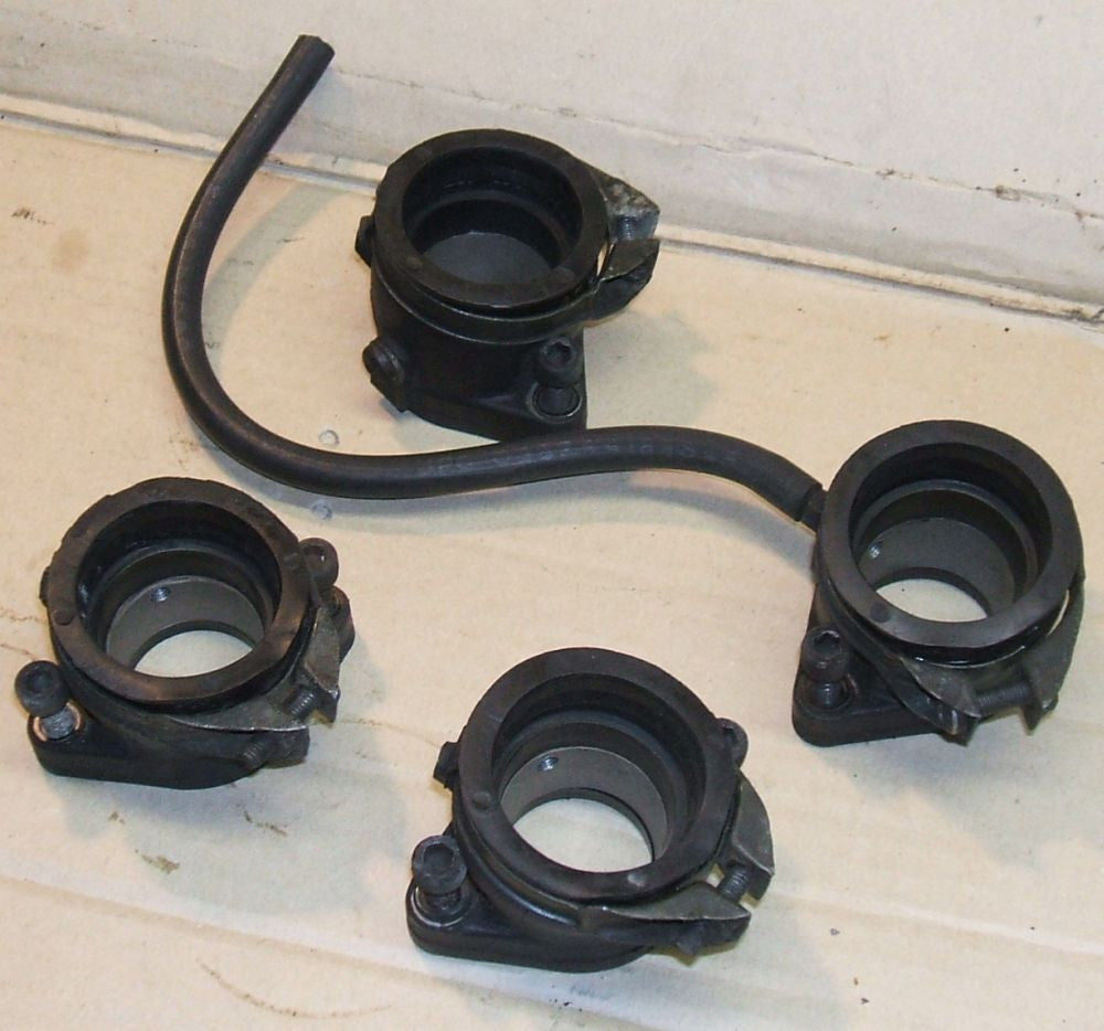1985 Honda CB650 Nighthawk INTAKE MANIFOLDS CARBURETOR INSULATOR