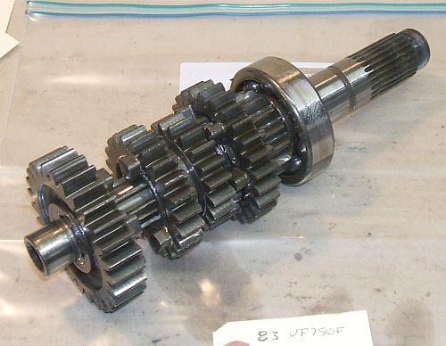 1983 Honda VF750 Interceptor GEAR CLUSTER MAIN MAINSHAFT 15T