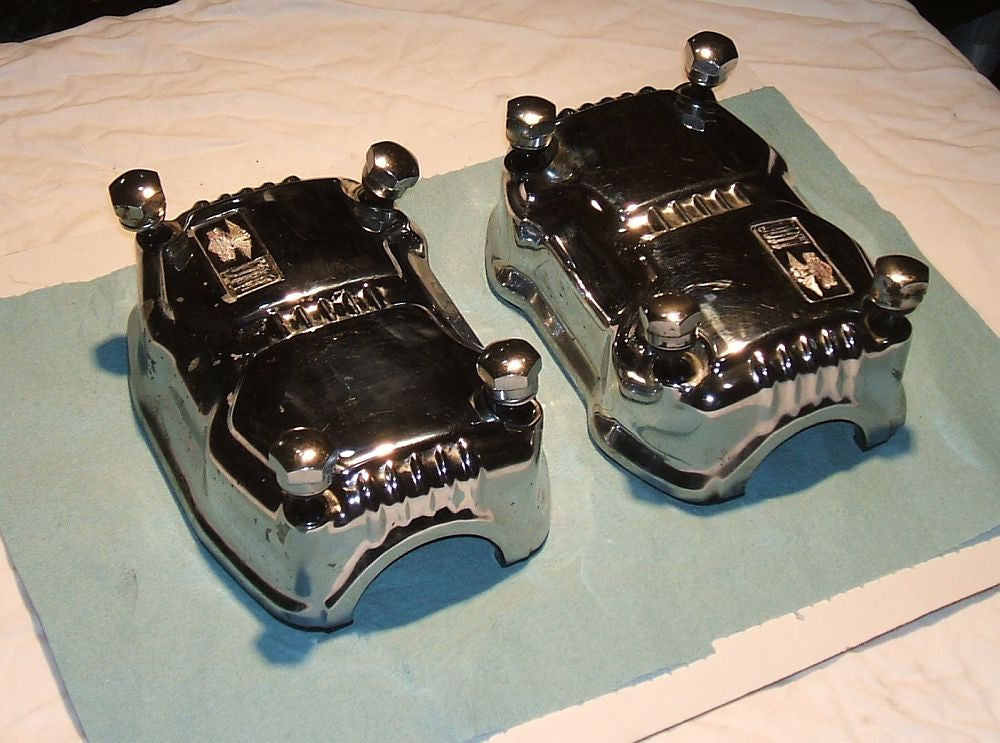 1976 Honda GL1000 Goldwing CHROME CYLINDER HEAD COVERS