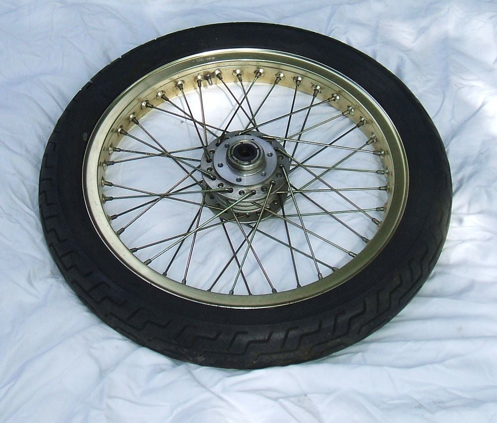 1976 Honda GL1000 Goldwing FRONT WHEEL GOLD