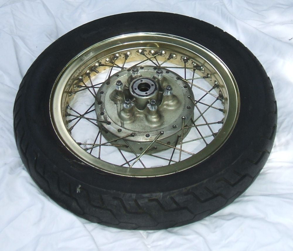 1976 Honda GL1000 Goldwing REAR WHEEL GOLD