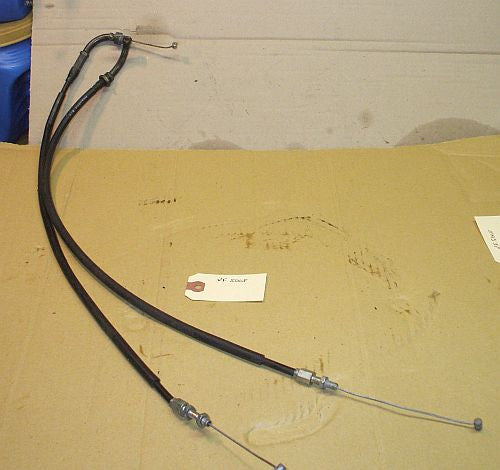 1985 Honda VF500 interceptor Throttle Cables A B
