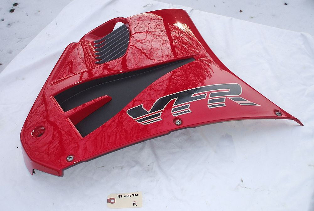 1997 Honda VFR750 Interceptor Middle Mid Fairing R Right Side
