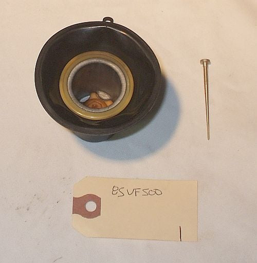 1985 Honda VF500 Interceptor CARBURETOR SLIDE VACUUM PISTON DIAPHRAGM