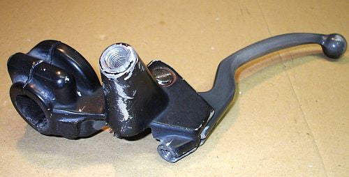 1985 Honda VT500 Shadow Clutch Lever w Bracket Choke Lever Holder