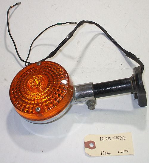 1978 Honda CB750K CB750 CB 750 Rear Turn Signal W Stay Mount L Left