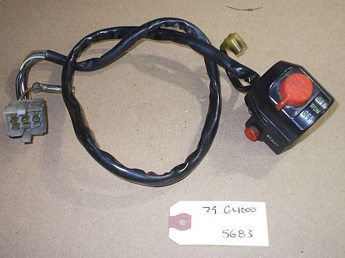 1979 Honda GL1000 Goldwing Bar Control Start Stop Switch Right Side 79