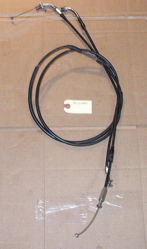 1976 Honda GL1000 Goldwing CABLE THROTTLE A B